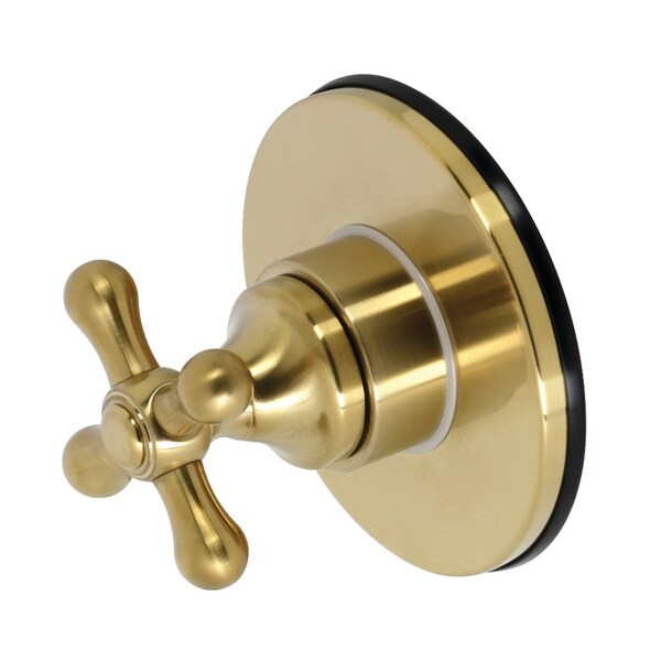 KS3037AX Single-Handle Three-Way Diverter Valve W/Trim Kit, Brass